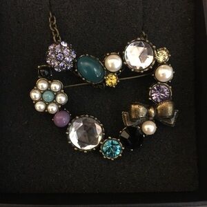 Anna Sui Vintage Brooch Necklace